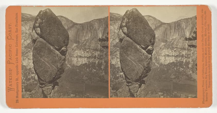 Agassiz Column from Glacier Point Trail, Yosemite, from the series "Watkins' Pacific Coast"