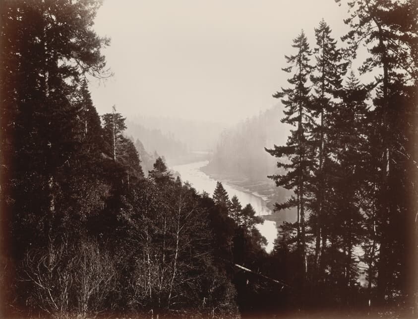 Big River, from the Rancherie, Mendocino, California