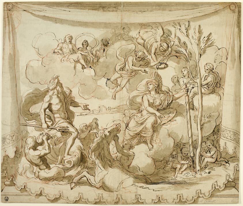 Neptune and Minerva Discussing the Foundation of Athens