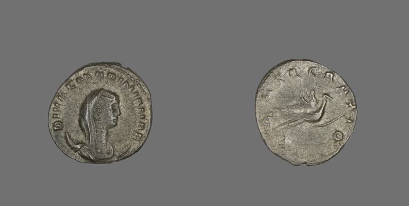 Antoninianus (Coin) Portraying Mariniana