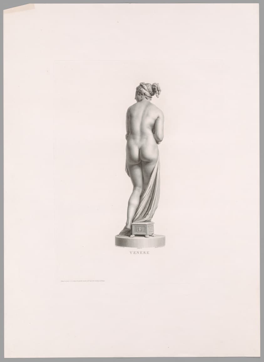 Venus, Back View, from Oeuvre de Canova