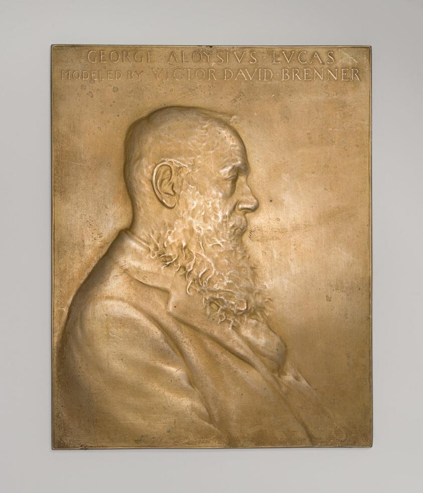 Plaque depicting George A. Lucas, Esq.