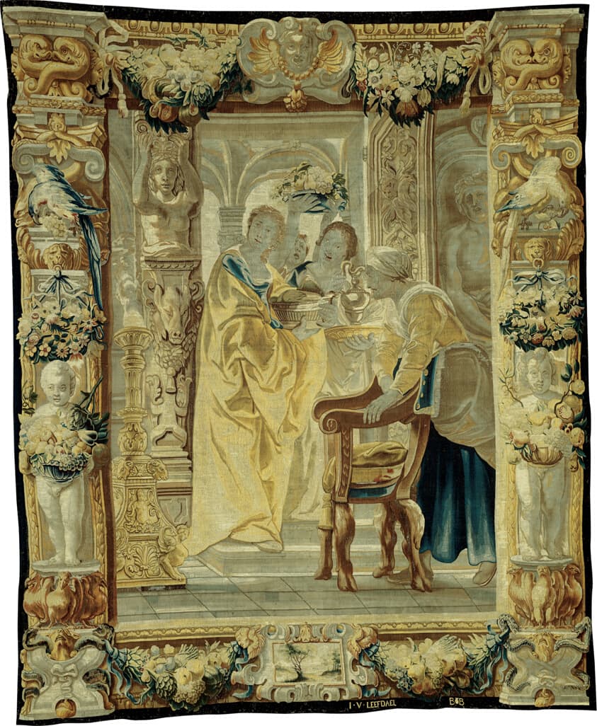 Four Servants, part of Telemachus Leading Theoclymenus to Penelope from The Story of Odysseus