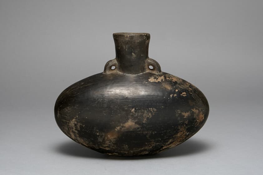 Blackware Jar with Single Spout