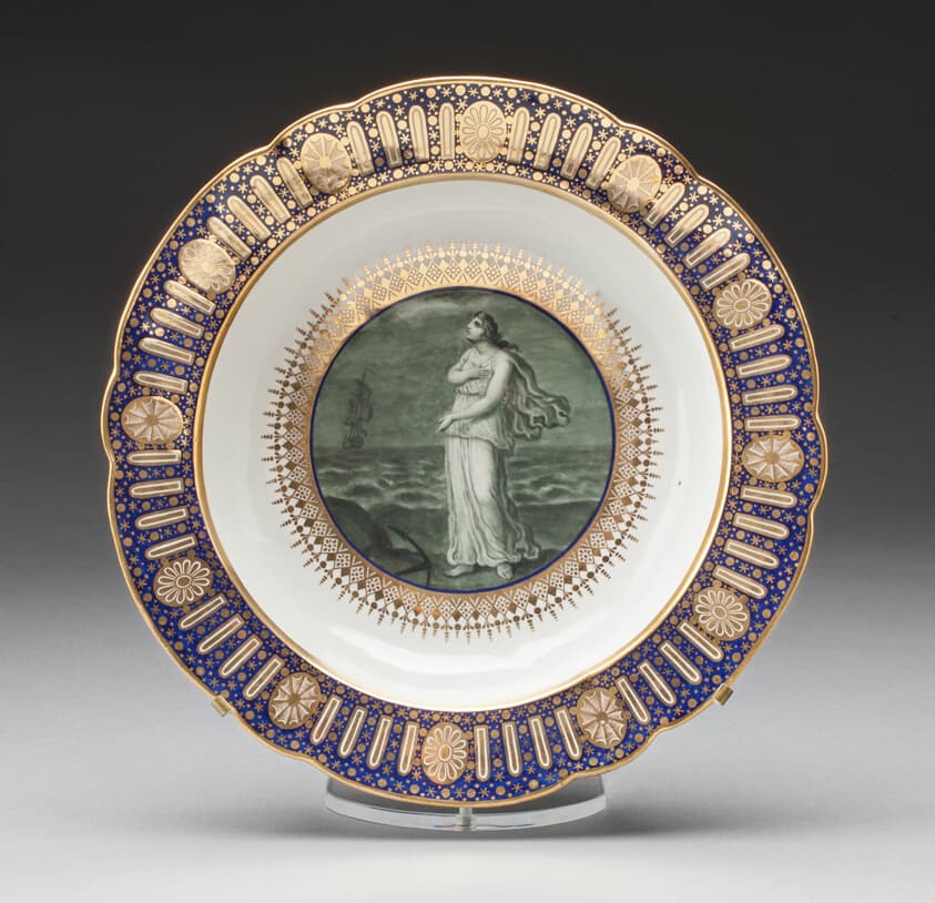 Soup Plate from the "Hope Service" Made for the Duke of Clarence