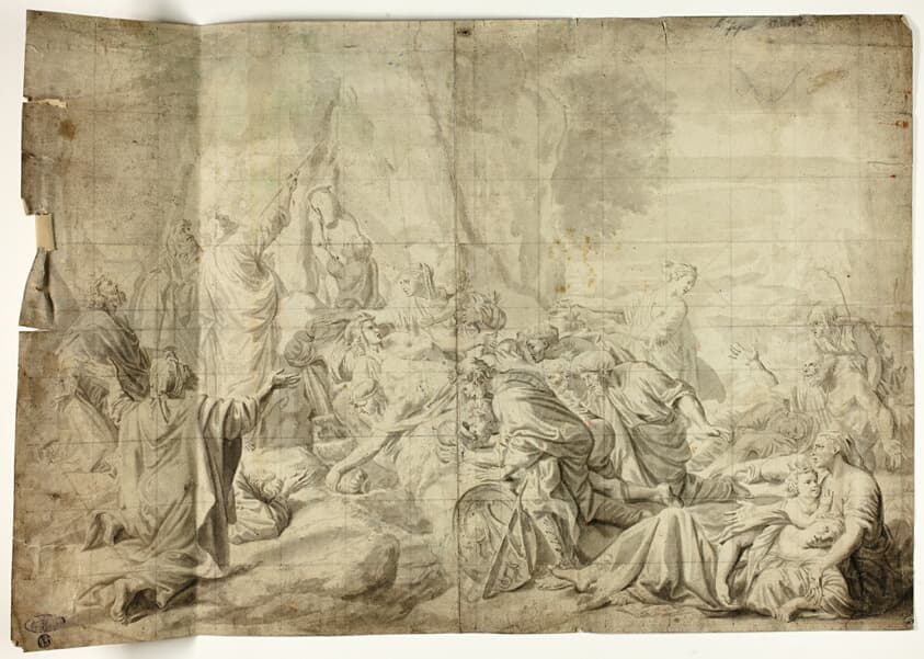 Moses Drawing Water from the Rock