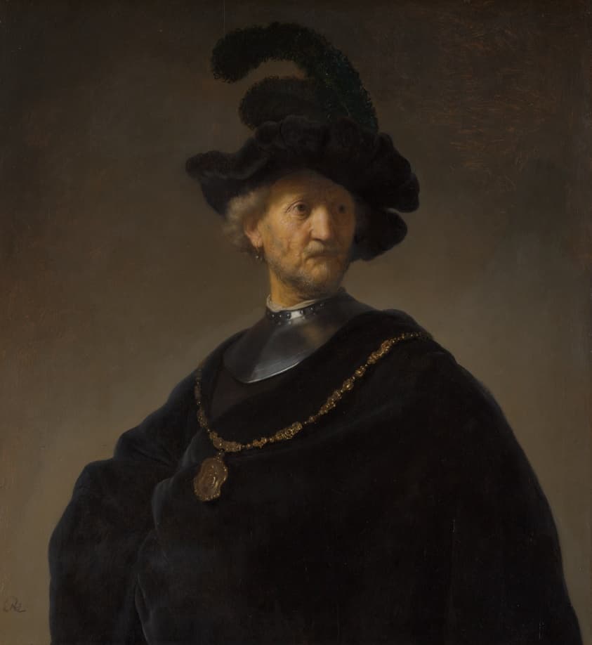 Old Man with a Gold Chain