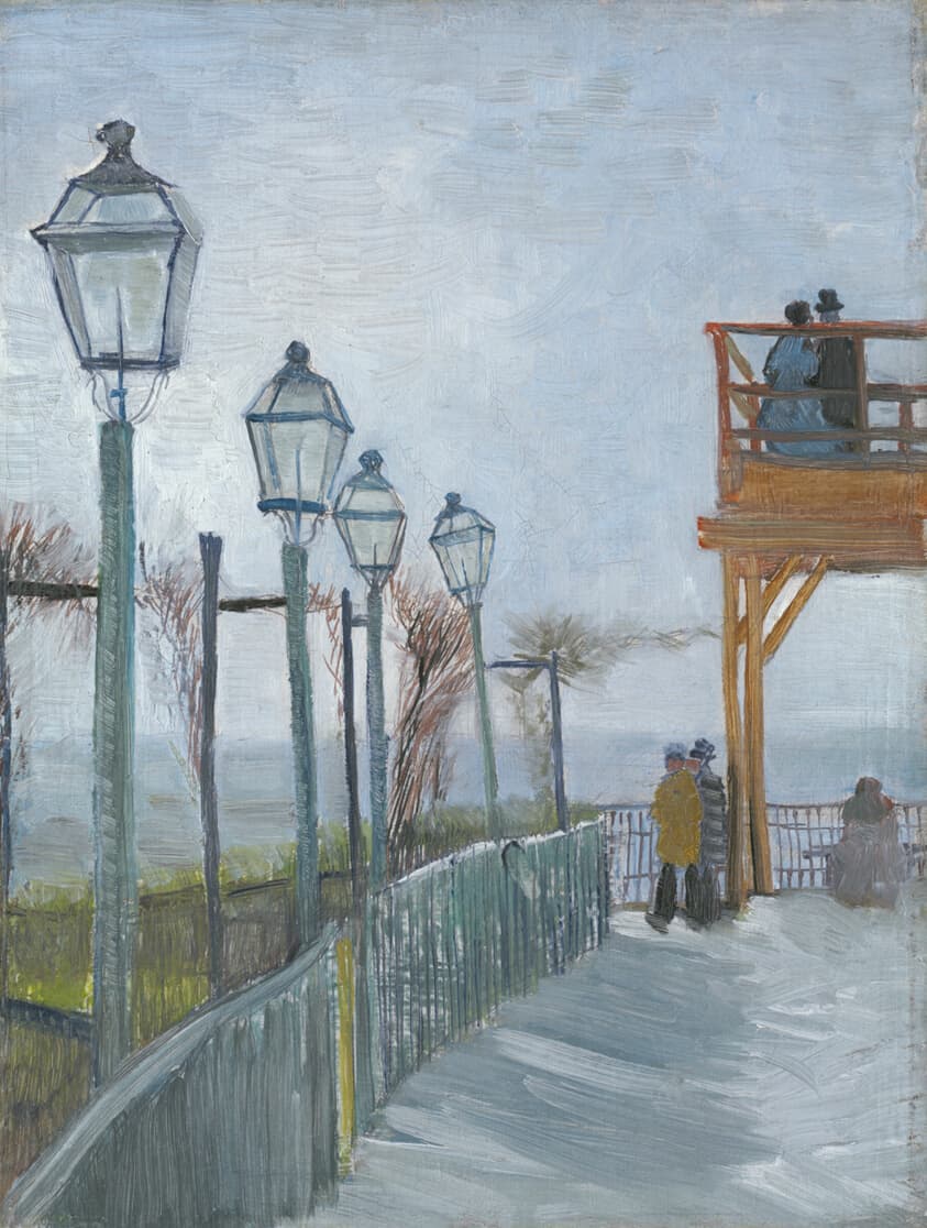 Terrace and Observation Deck at the Moulin de Blute-Fin, Montmartre