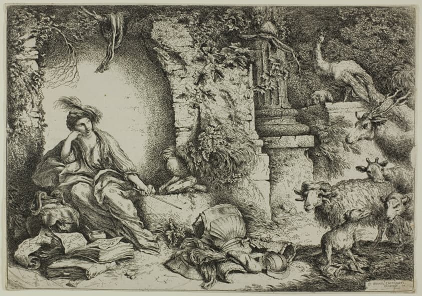 Circe with Companions of Ulysses Changed into Animals