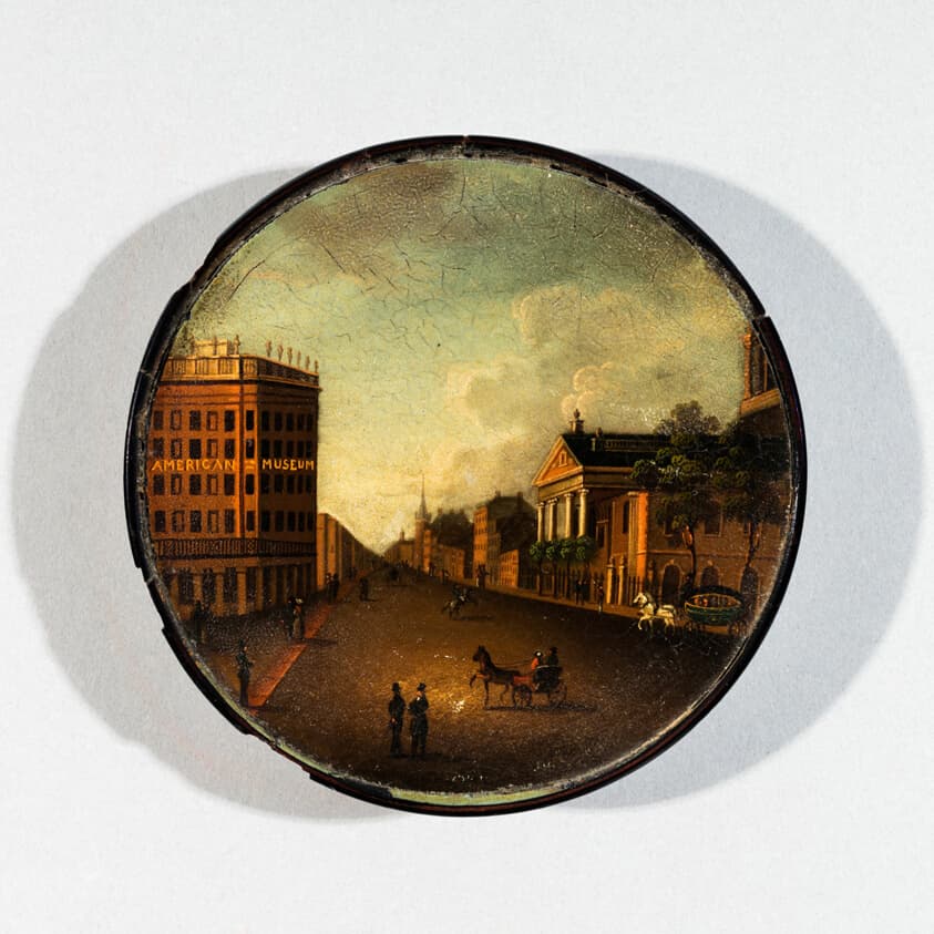 Box with painted lid
