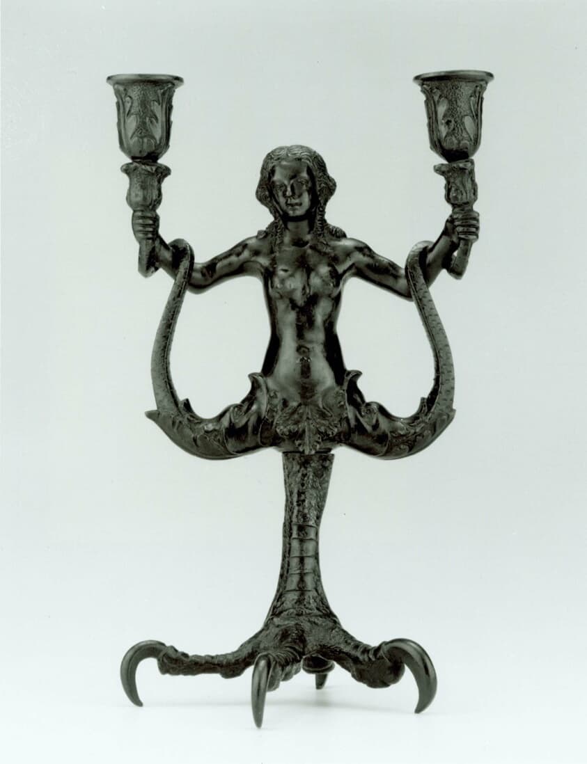 Candelabrum in the Shape of a Siren