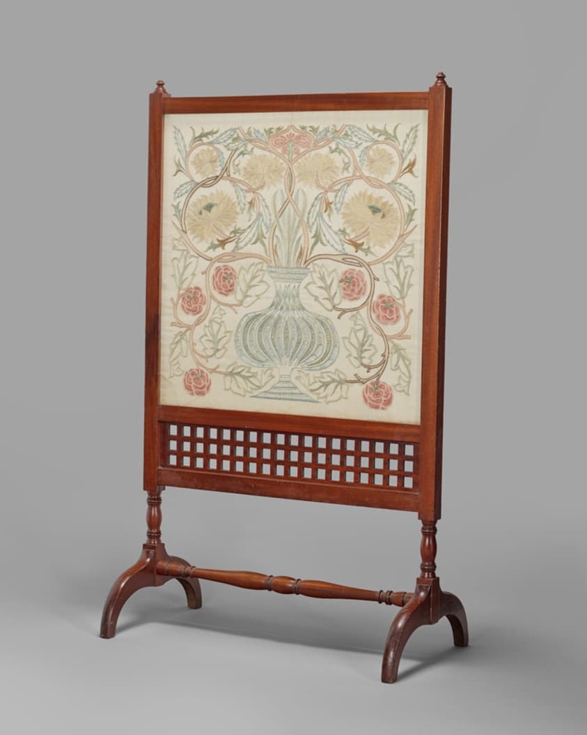 Flowerpot Fire Screen