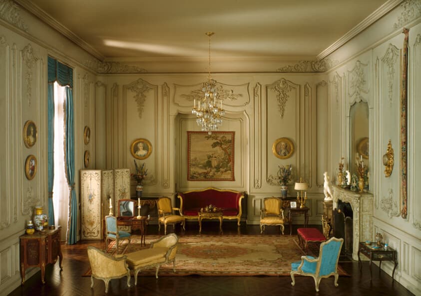 E-21: French Boudoir of the Louis XV Period, 1740-60