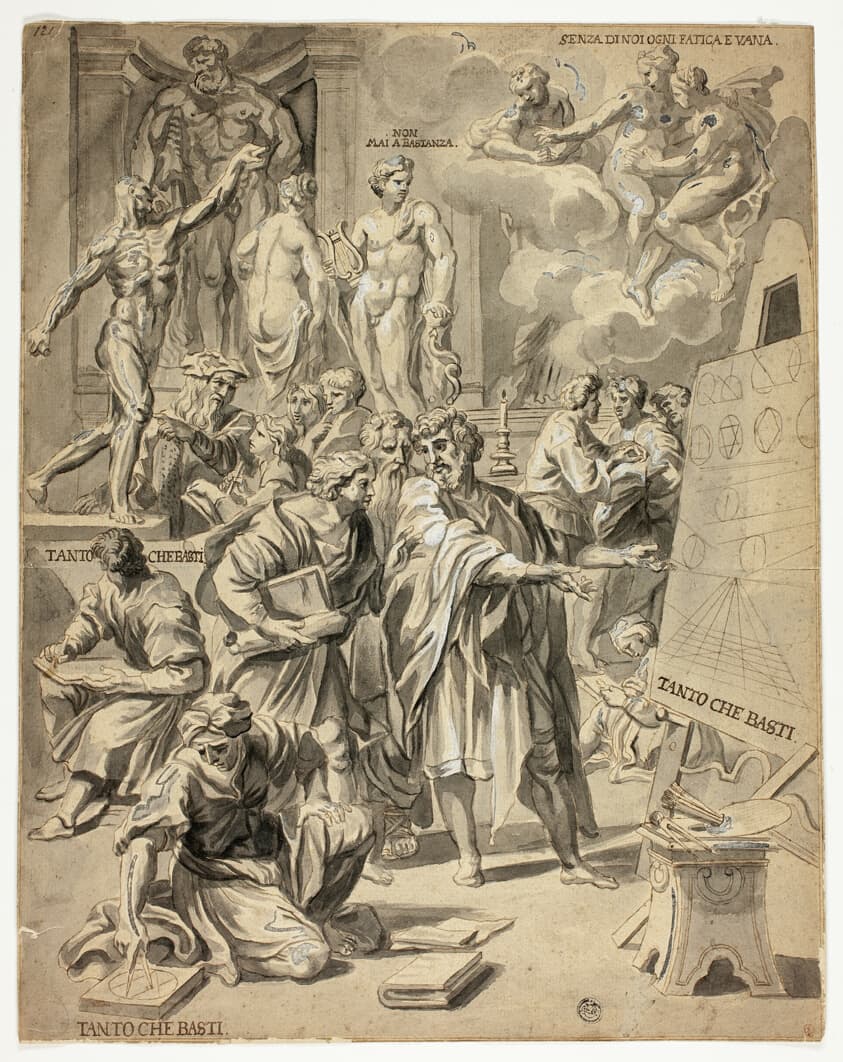 Allegorical Scene in Artist's Studio