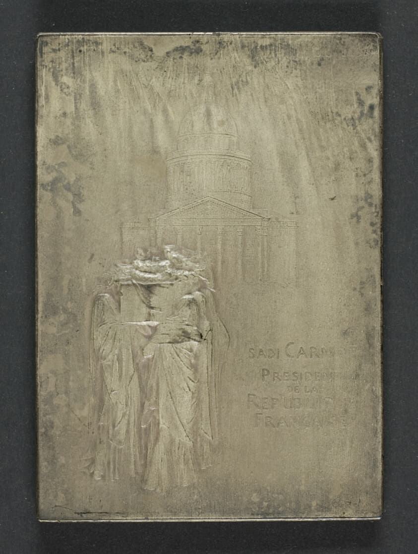 Medal:The Funeral of President Sadi Carnot, 1898