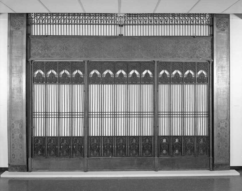 Elevator Grille from the Chicago Stock Exchange, Chicago, Illinois