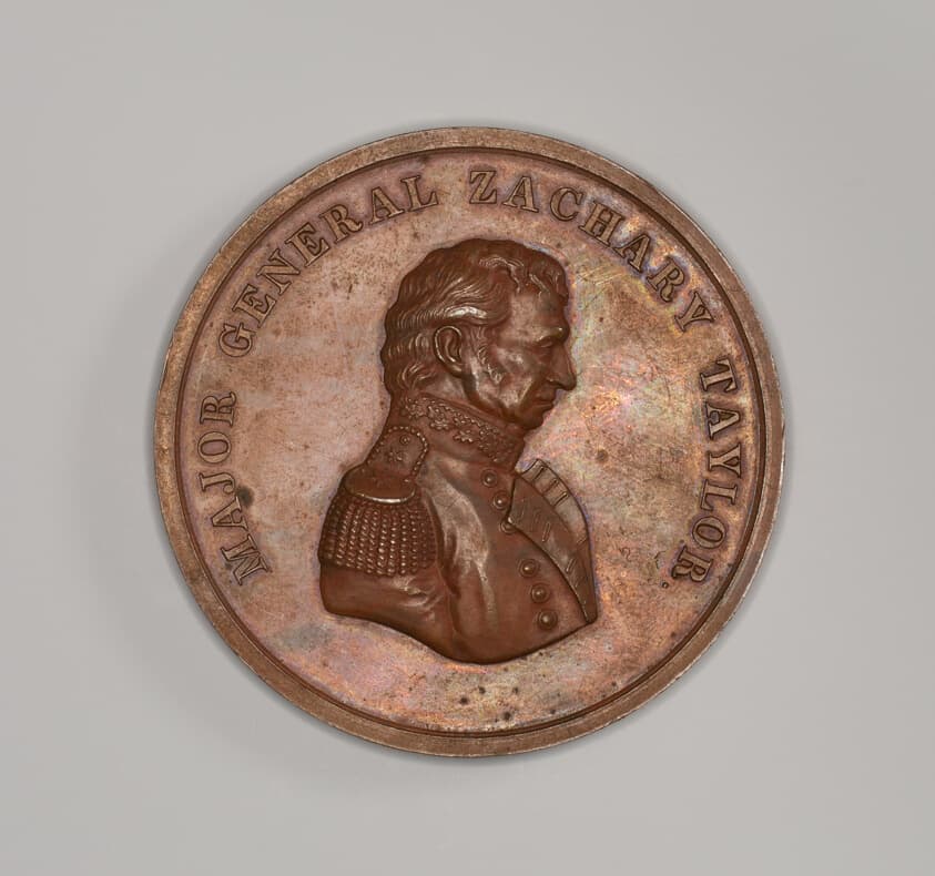 Medal commemorating Major General Zachary Taylor