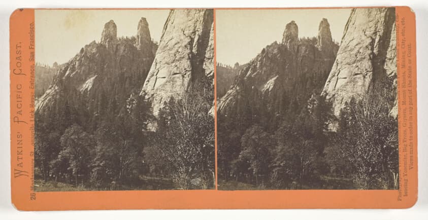 Cathedral Spires, Yosemite, from the series "Watkins' Pacific Coast"