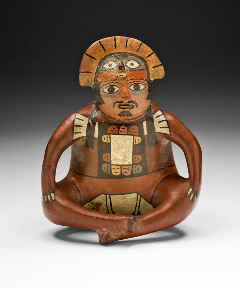 Vessel in the Form of a Seated Ruler