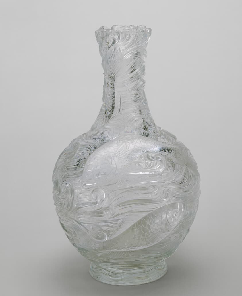 "Rock Crystal" Vase