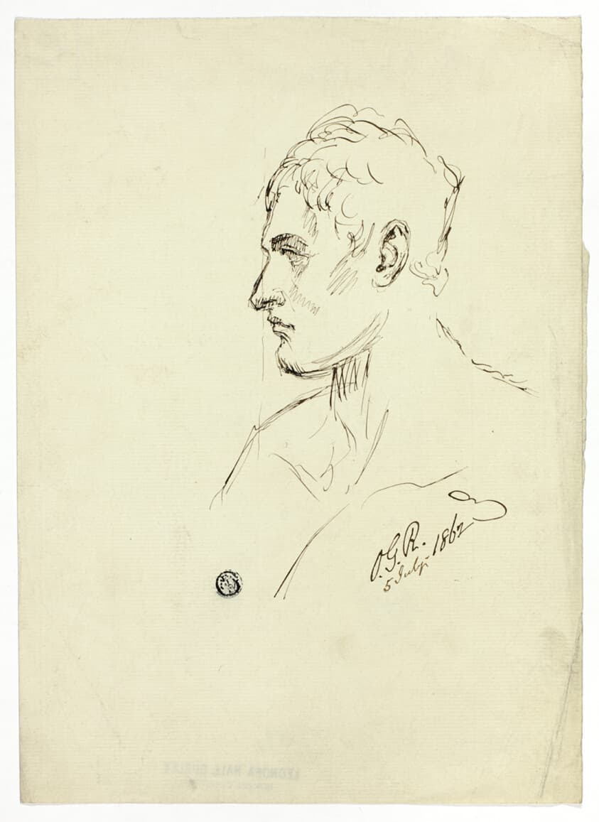 Bust of Young Man in Profile