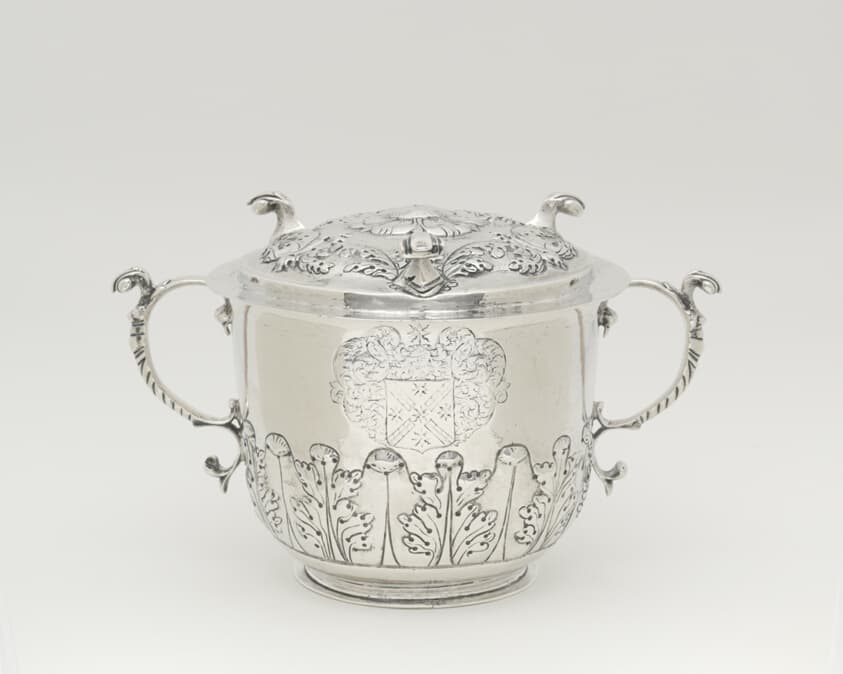 Two-Handled Covered Cup