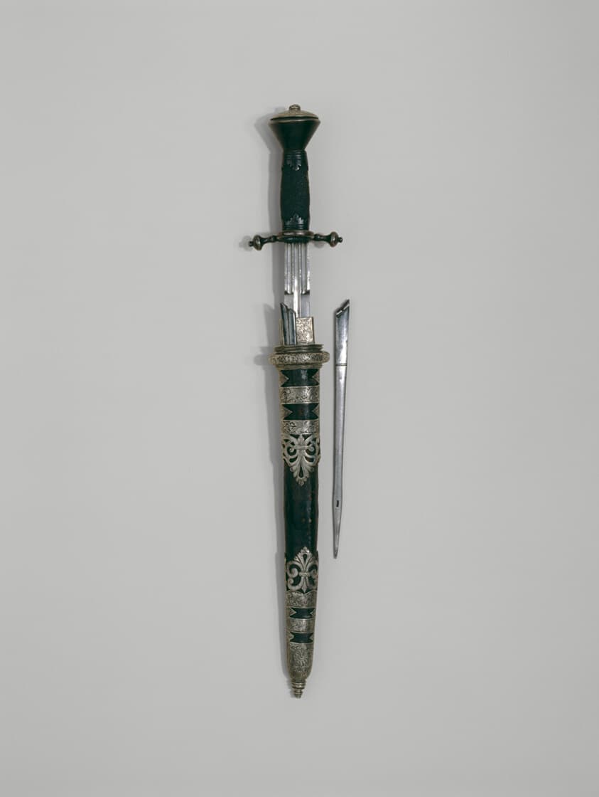 Dagger with Two Awls and Sheath for the Bodyguard of the Elector of Saxony