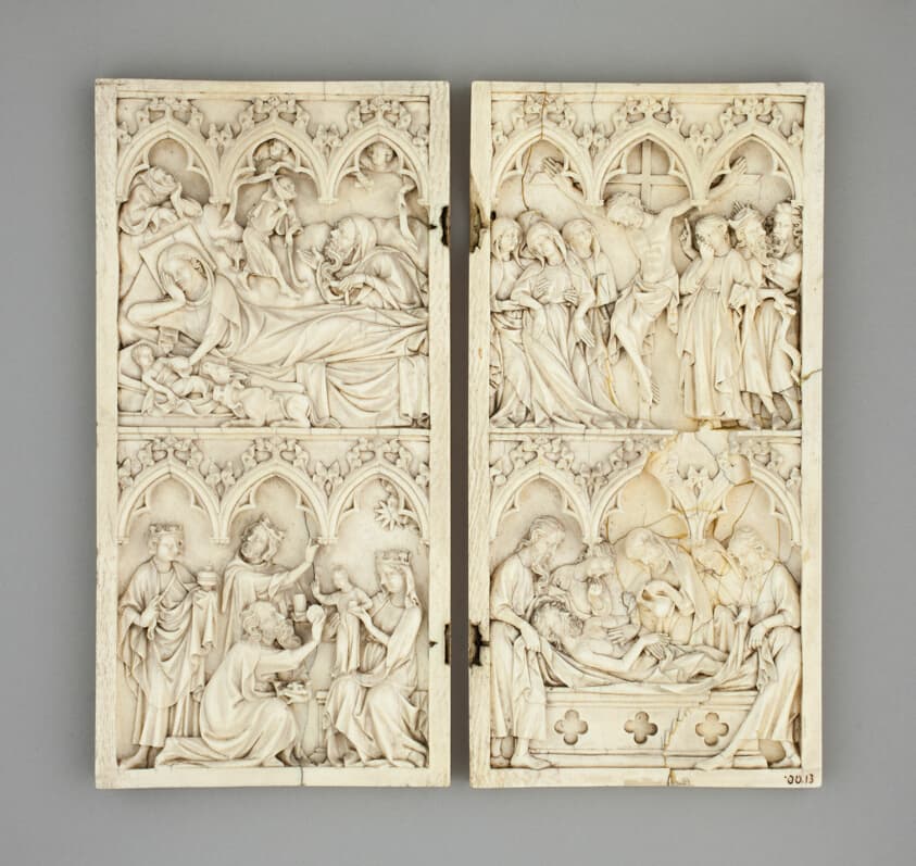 Diptych with Scenes from the Life of Christ