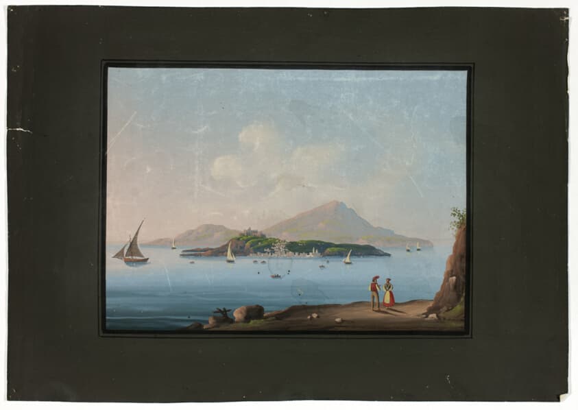 Naples with Vesuvius
