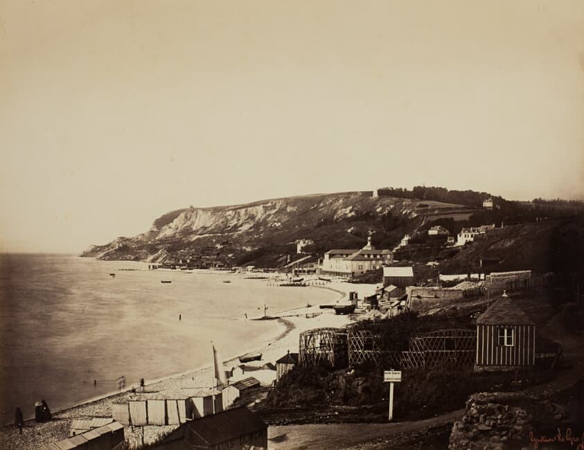 The Beach at Sainte-Adresse, with the Dumont Baths