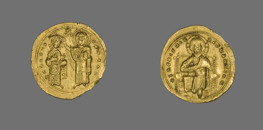 Histamenon (Coin) of Romanus III Argyrus with Christ Enthroned