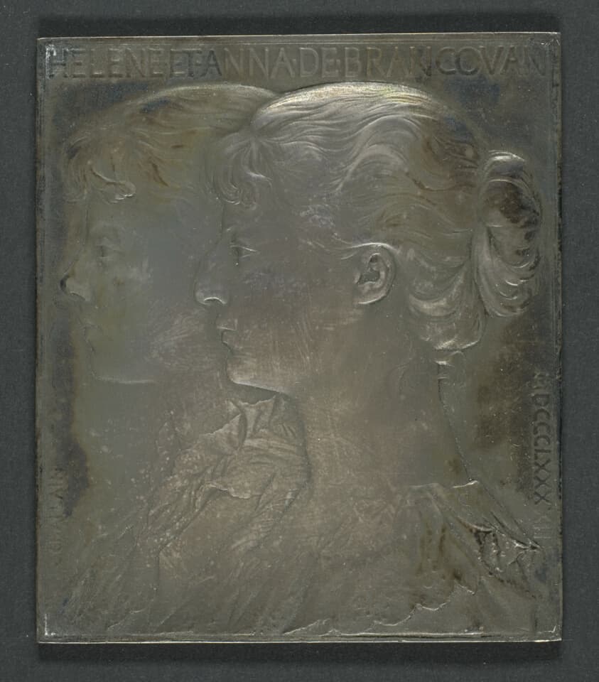 Portrait Bust of Helene et Anna de Brancovan