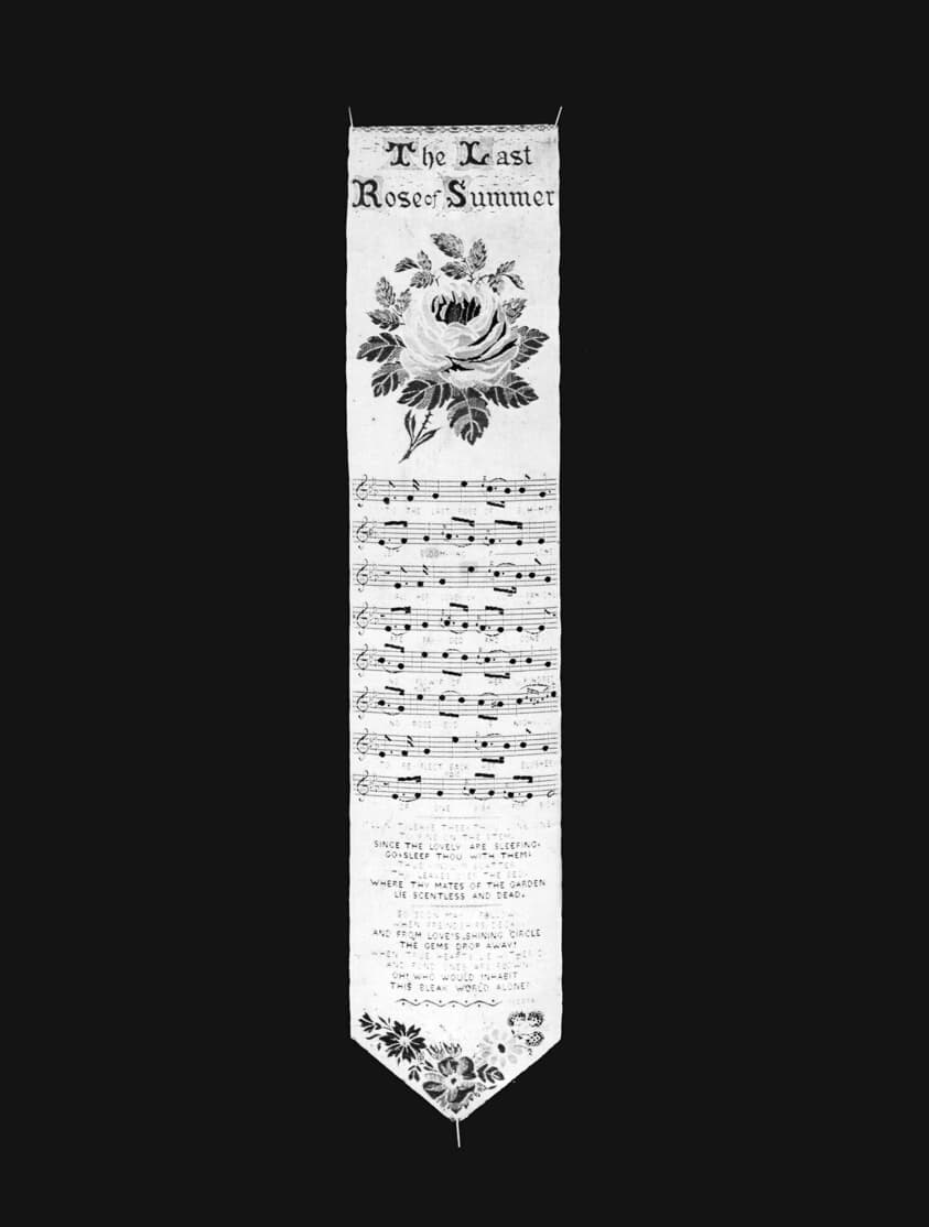 Bookmark "The Last Rose of Summer"