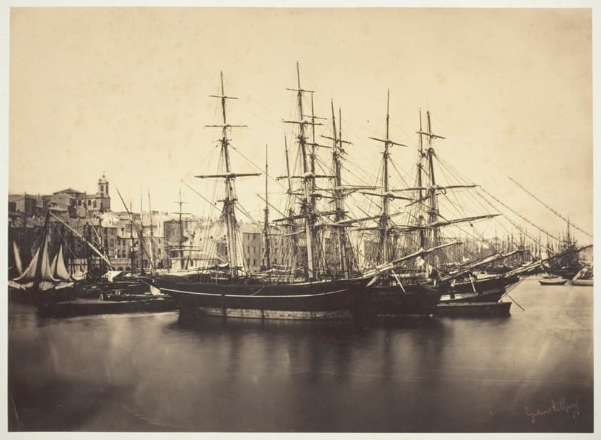 Ships in the Harbor at Sète