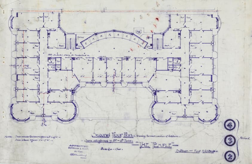 Women's Temple Building, Chicago, Illinois, Working Drawings