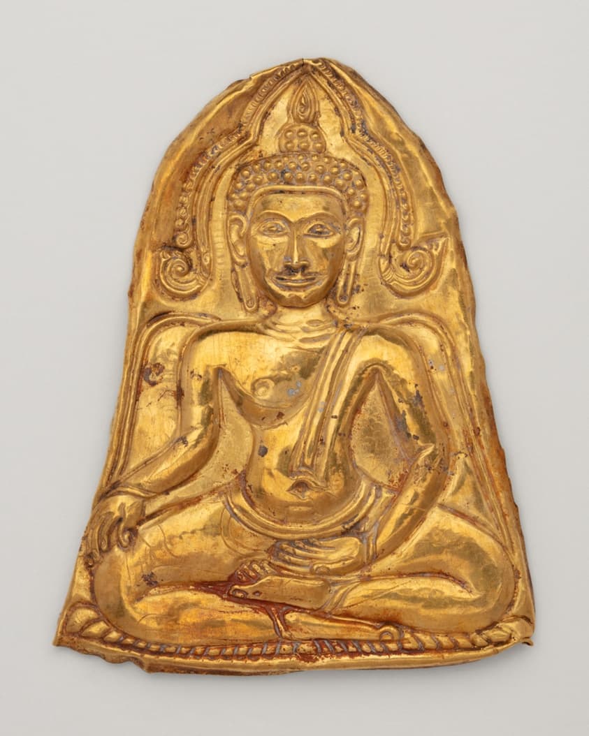 Plaque with Buddha Triumphing over Mara