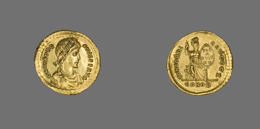 Solidus (Coin) of Emperor Theodosius I